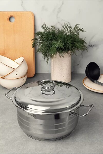 Bonera Masterchef 40 cm Deep Steel Pot - Induction Compatible