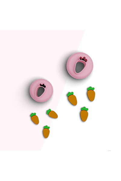 flament aşk Carrot Mini Polymer Clay Cutting Mold,Jewelry Molds, Dessert Mold...