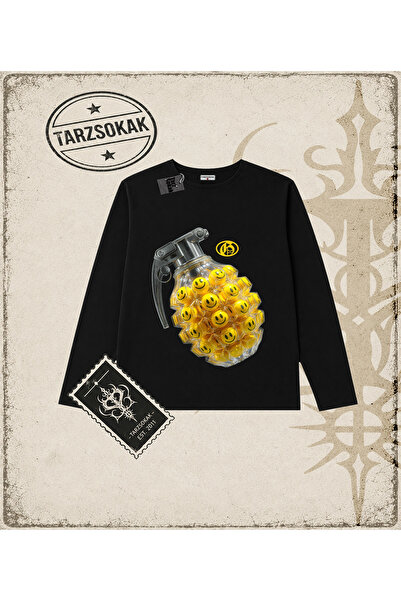 Tarzsokak GRENADE Oversize unisex majica sa dugim rukavima
