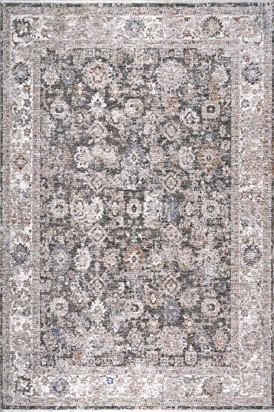 Bahariye Halı Ventura VN02 Antrasit Dayanıklı Polyester Halı