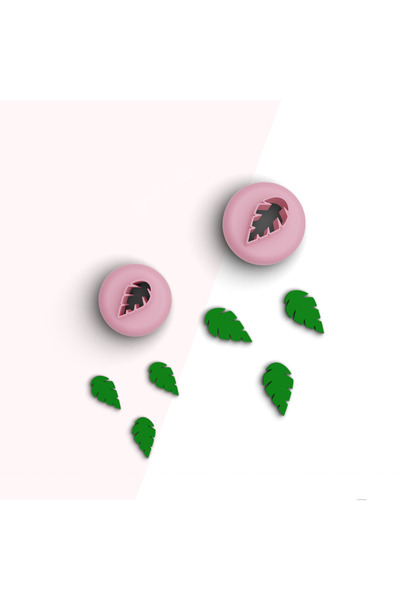 flament aşk Tropical Leaf Mini Polymer Clay Cutting Mold,Jewelry Molds, Candy...