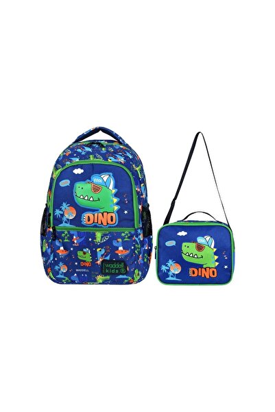 GENC DIJITAL BASKI Dino torba za osnovnu školu i torba za ručak 24201