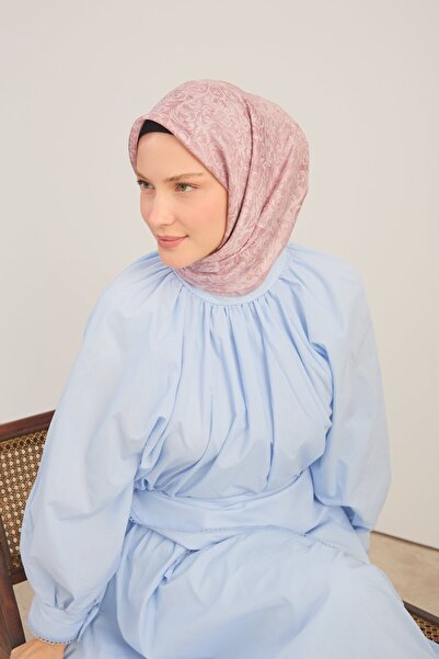 Silk Home Eșarfă strălucitoare cu model etnic roz