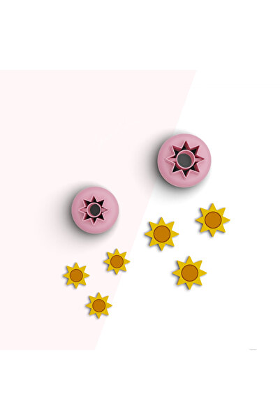 flament aşk Sun Mini Polymer Clay Cutting Mold,Jewelry Molds, Cake Decoration...
