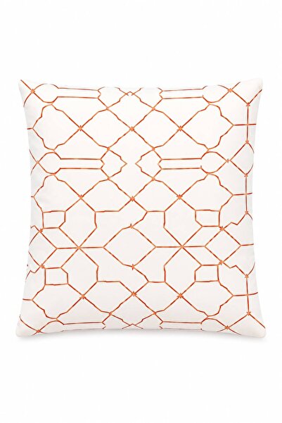 Ucarehome Orange Bone Series Throw Pillow Cover Twill Fabric Hidden Zipper (4...