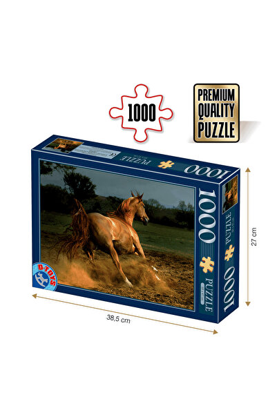 D-Toys Puzzle Cal cu Pete - Puzzle pentru Adulți cu 1000 de Piese