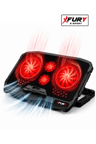 FURY E-Sport Laptop Soğutucu 4 Fanlı Ayarlanabilir Dizüstü Bilgisayar Soğutma...
