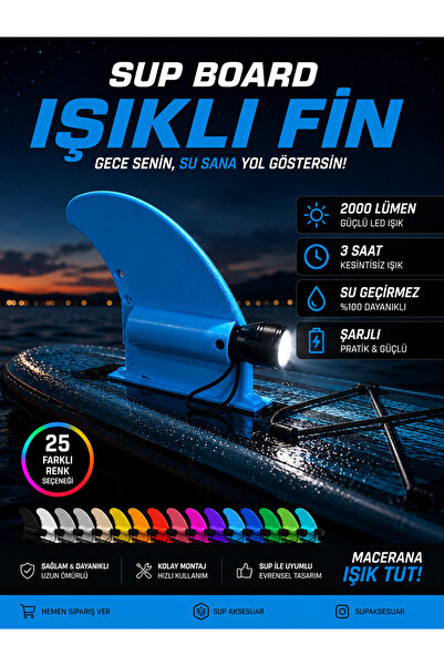Genel Markalar Sup board ışıklı fin
