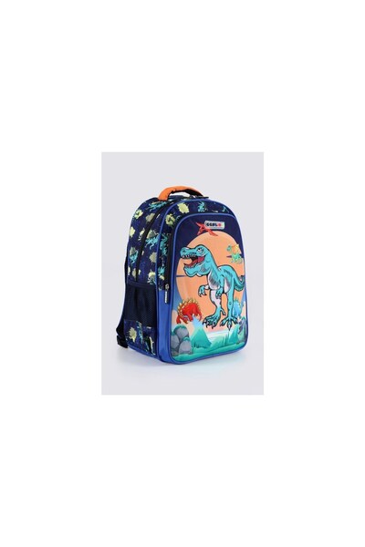 GENC DIJITAL BASKI Dinosaur -Trex 51773 School Bag
