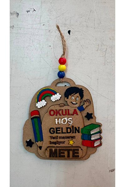 M&T WORKSHOP 10'ADET Okula Hoş Geldin Hediyesi Okulun İlk Günü Etkinliği Ahşa...
