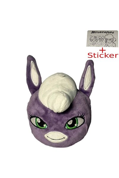 Miraculous Jucarie de Plus, Buburuza Miraculoasa, Kaalki 10cm cu Sticker