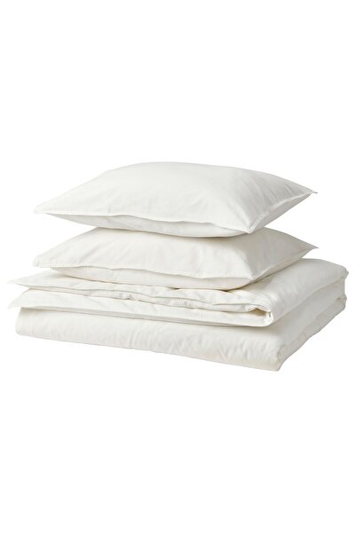 IKEA Double White Duvet Cover Set 240X220 cm Cotton Soft
