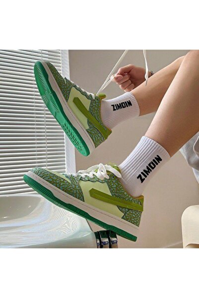 dorbe Women's Green Athletic Sneakers