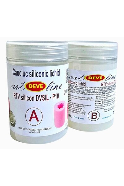 Deve Cauciuc siliconic lichid RTV DVSIL10, DEVE, 400gr, sigur pentru uz alime...