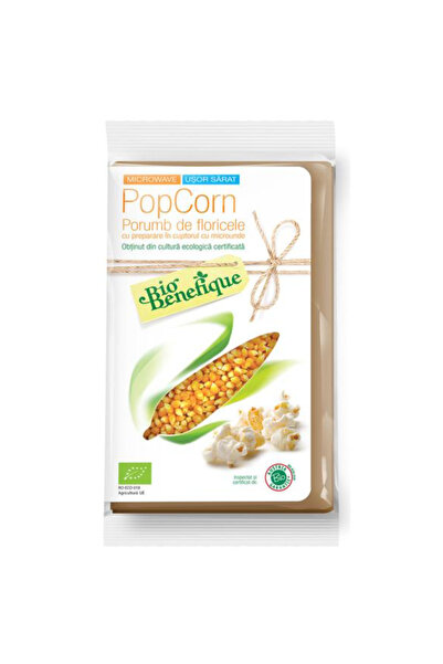 SLY NUTRITIA Popcorn (Preparat pentru microunde) Bio Sly Nutritia, 90 g