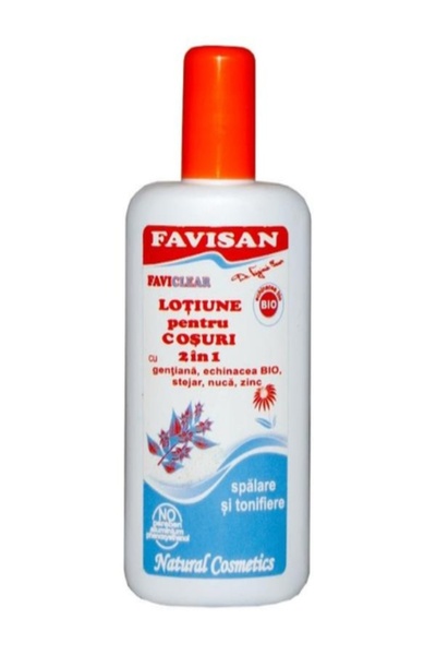 Favisan Lotiune pentru cosuri 2 in 1, FaviClear, 70 ml,
