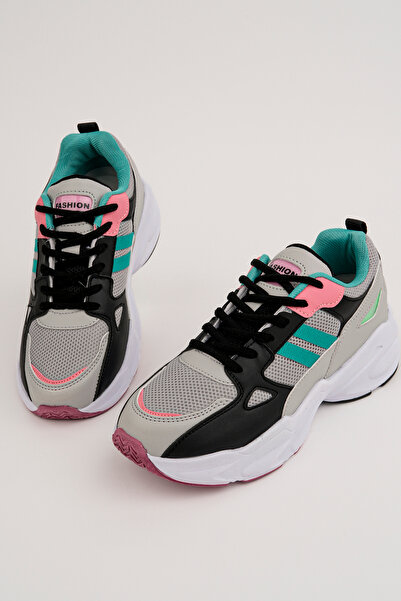 Madam Tarz Lmr-2150 Thick Sole Anorak Tied Sports Shoes