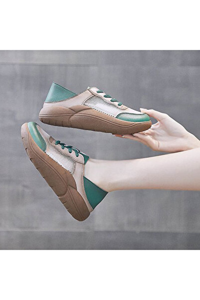 dorbe Women's Mesh Lace-Up Sneakers