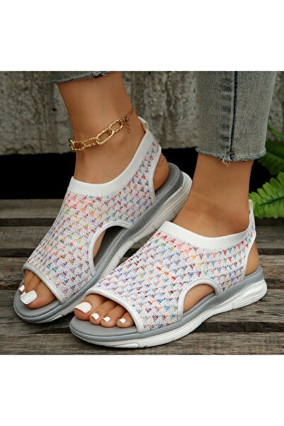 dorbe Women's Mesh Slip-On Sandals