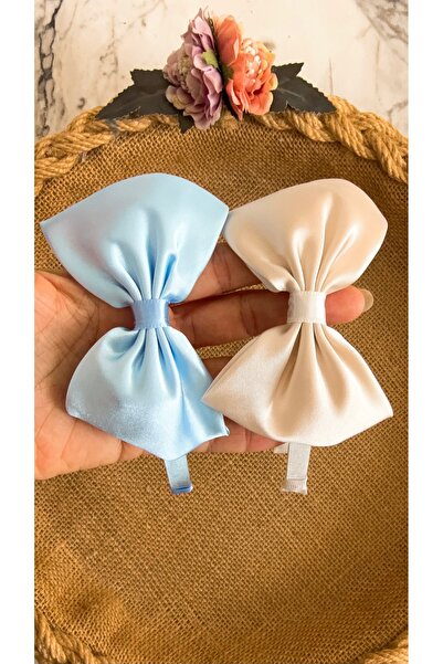 Yeşim Aksesuar Women's 2-Piece Bow Maternity Crown & Satin Ribbon Crown Hair ...