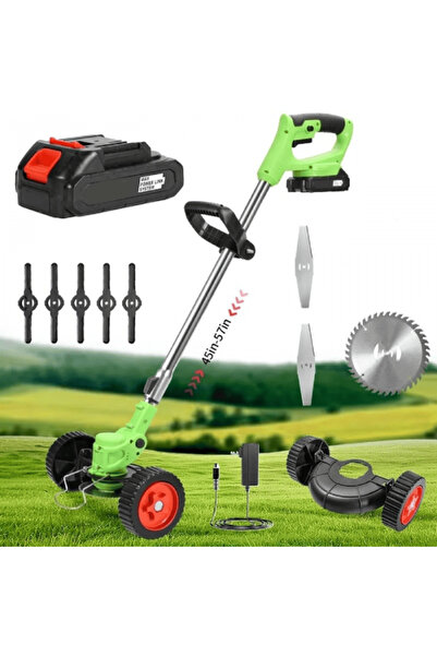 OEM Motocoasă electrică cu 2 baterii de 48V, autonomie de 4 ore, 4000 mAh, ro...