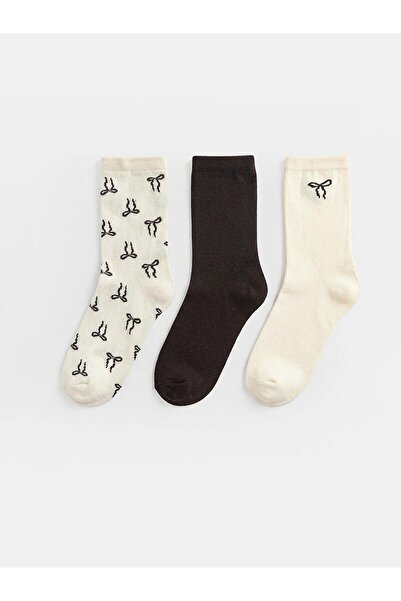 LC Waikiki Patterned Women's Socks 3-Pack (W6)