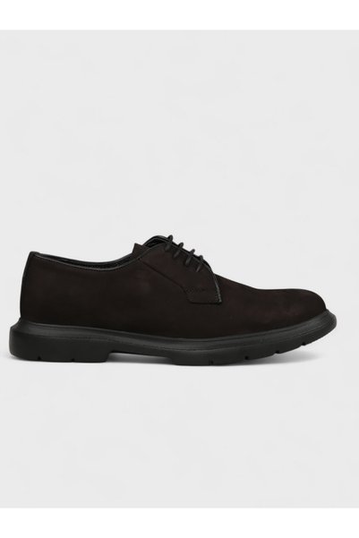 Sadık Yılmaz Men's Summer 3cm Thick Sole Casual Shoes - 170 2510 - Black Nubuck