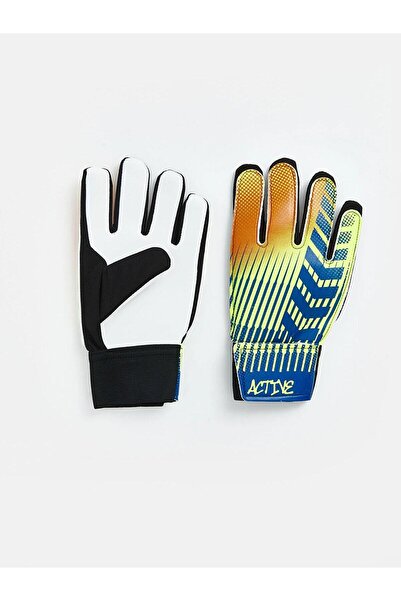 LC Waikiki Patterned Boys' Goalkeeper Gloves (W6)