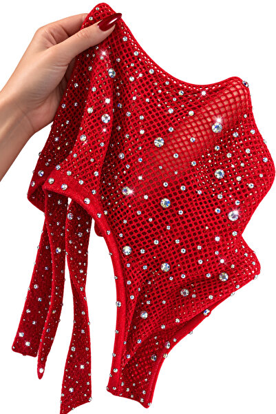 Birch Lingerie Shiny Taşlı Bodysuit