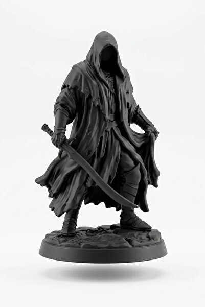 Gotik Fantezi Suikastçı Figürü - 3D Koleksiyonluk Figür