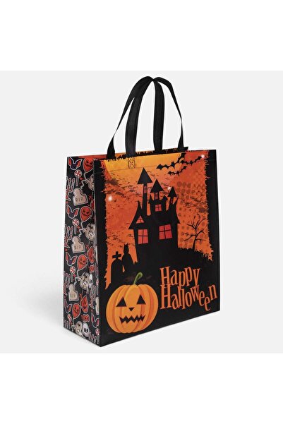 Generic Large Halloween Paper Bag, 37.5 x 34 x 14 cm, Size L