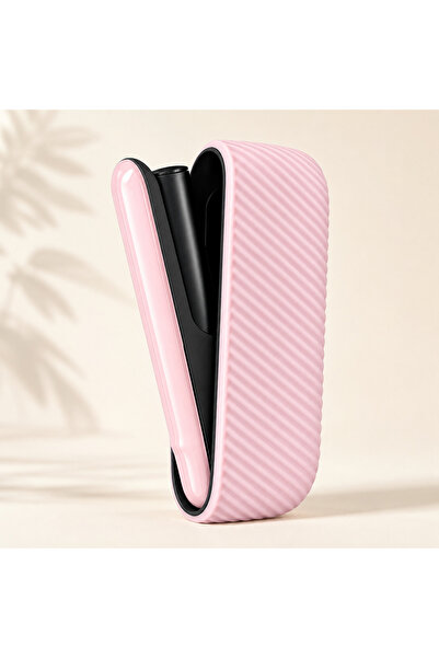 REKS IQOS ILUMA ve ILUMA İ Uyumlu Toz Pembe Koruyucu Kılıf ve Şık Yan Kapak T...
