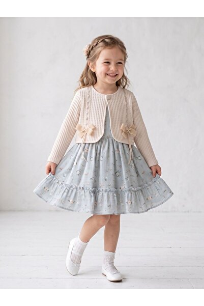 Cherrys Bebek Pure Cotton Floral Patterned Luxury Combination Set
