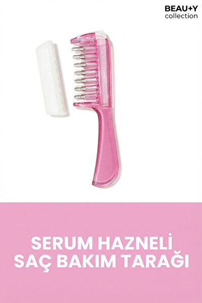 Beauty Collection Serumia Metal Uçlu Hazneli Saç Dibi Serum ve Bakım Yağı Uyg...