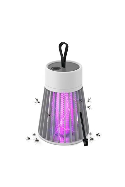 OEM Lampă UV anti-țânțari, cu șoc electric, culoare albă, reîncărcabilă prin USB