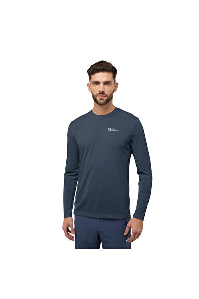 Jack Wolfskin A60291-C0412 Vonnan Ls T M Erkek Outdoor Tişört