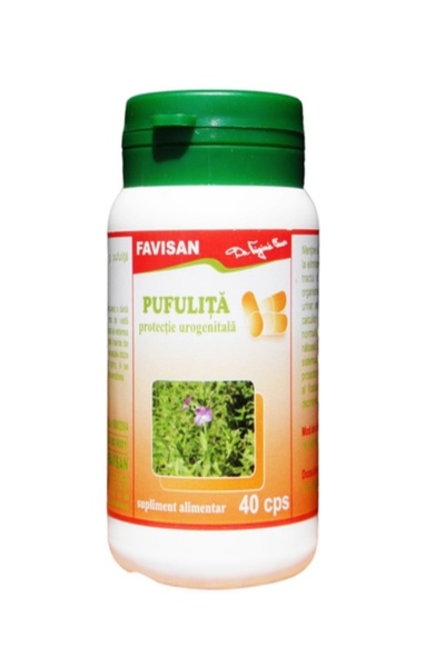 Favisan Pufuliță (40 capsule) – Supliment pentru sănătatea prostatei, adenom ...