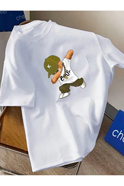 H&GHAMLEGİYİM Tricou imprimat. Top casual cu mâneci scurte pentru vară și pri...