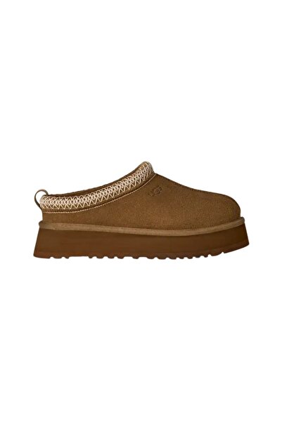 UGG Kadın Platform Taban Süet Detaylı Rahat Astarlı Bronz Bot & Bootie