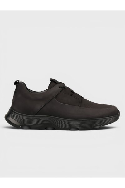 Sadık Yılmaz Men's Summer Sports Shoes - 231 2868 - Black Nubuck
