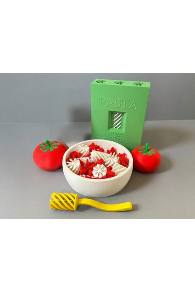 3DLİNE Makarna 3D Oyuncak Seti Montessori İnce Motor Becerisi