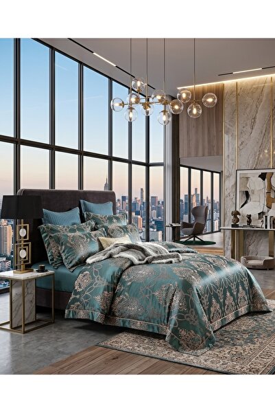 Casa New Concept Lenjerie de Pat Dublu din Jacquard, 6 Piese – Collection Ele...