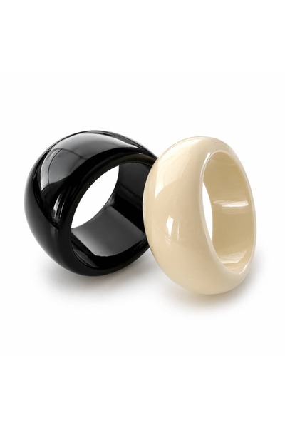 CHARMLUCKY Bone Large 2-Piece Bracelet