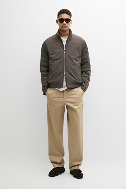 Massimo Dutti Hafif kapitone bomber ceket