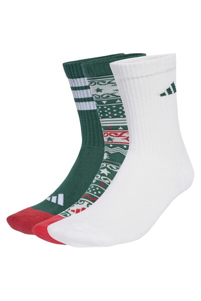 adidas Χριστουγεννιάτικες Κάλτσες με Σχέδια (3 ζευγάρια)