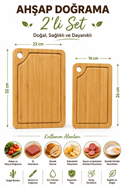 modalonga size ne lazım? مجموعة ألواح تقطيع خشبية مكونة من قطعتين من ألواح تق...