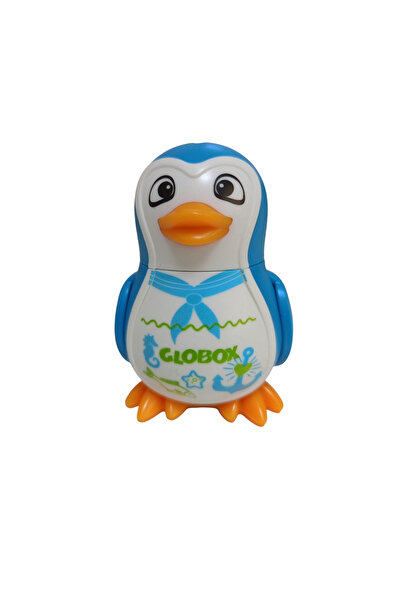 Globox Pencil Sharpener+Eraser (Penguen) (Blue)