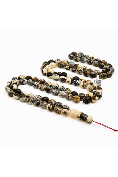 Generic Brand Oriental Amber Rosary with Inclusions – 99 Beads 9/11.5mm Oval ...