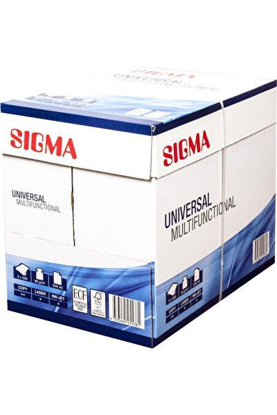 Sigma A4 Fotokopi Kağıdı 80 gr 2500 Adet 5'li Paket