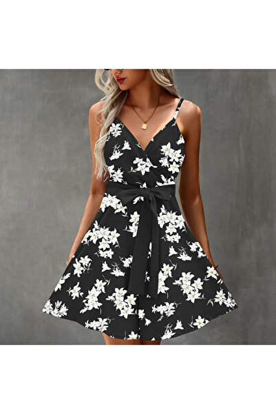 dorbe Women's Floral Wrap Mini Dress